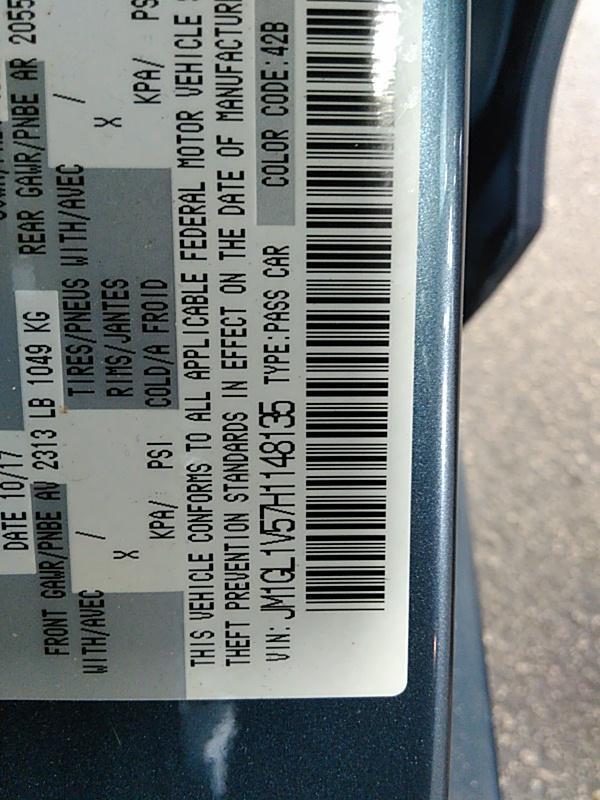 2017 Mazda MAZDA6 TOURING