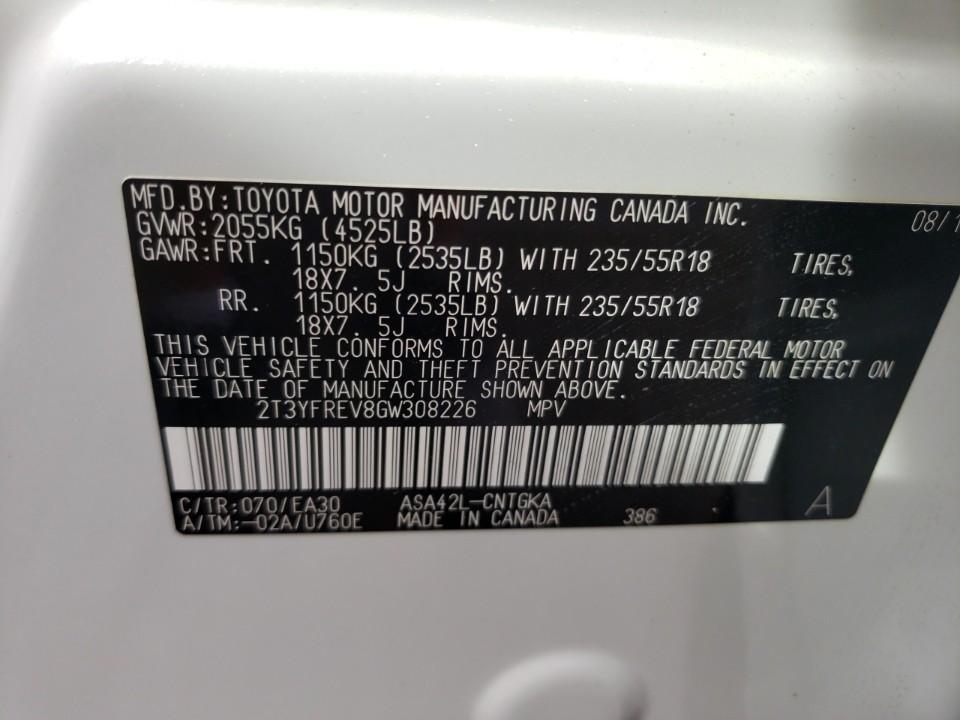 2016 Toyota RAV4 FWD LIMITED