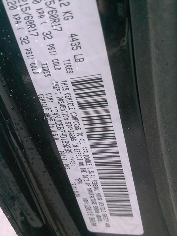 2017 Jeep COMPASS FWD 4C HIGH ALTIT