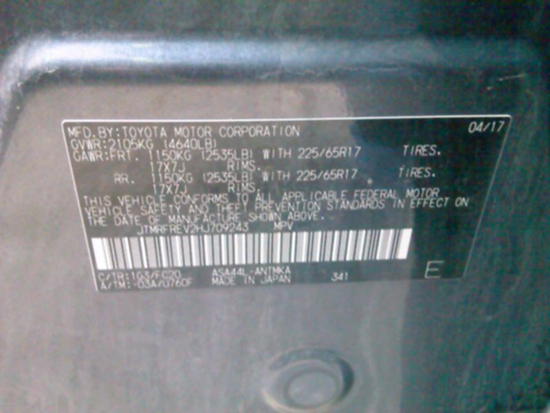 2017 Toyota RAV4 AWD XLE