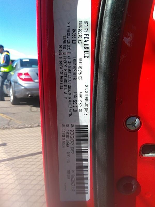 2016 Dodge CHALLENGER V6 SXT