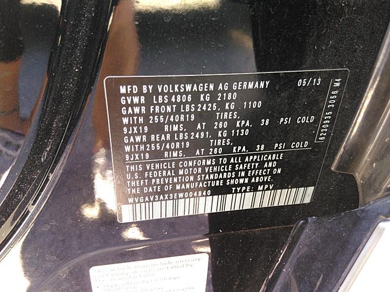 2014 Volkswagen TIGUAN FWD R-LINE