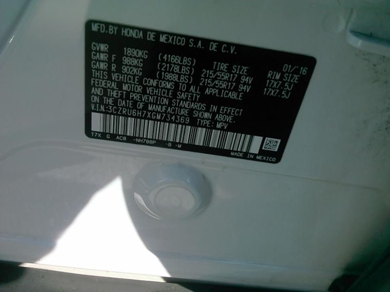 2016 Honda HR-V AWD EX-L