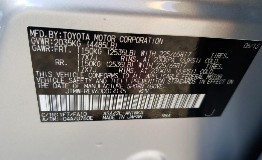 2013 Toyota RAV4 FWD XLE