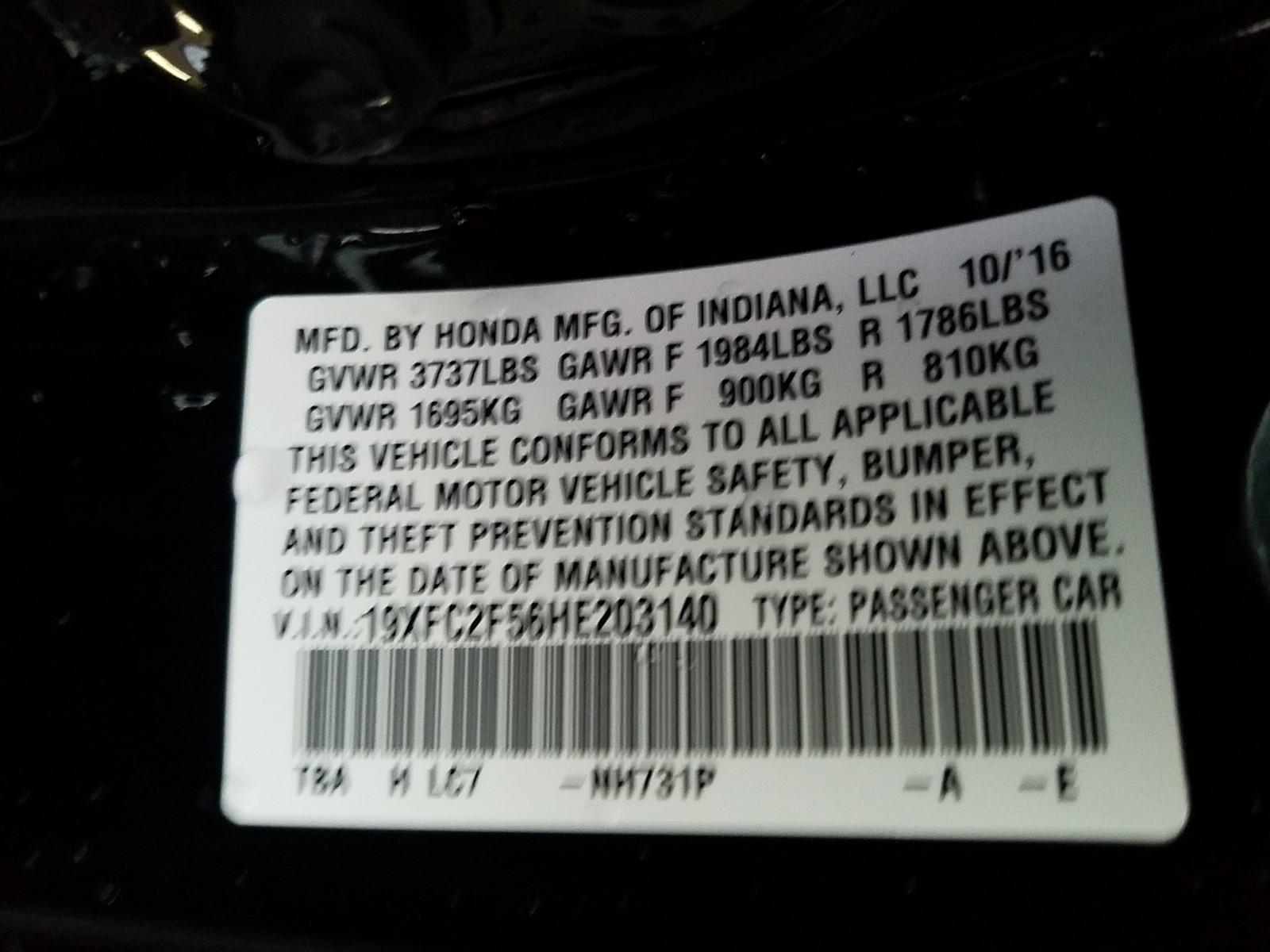 2017 Honda CIVIC LX