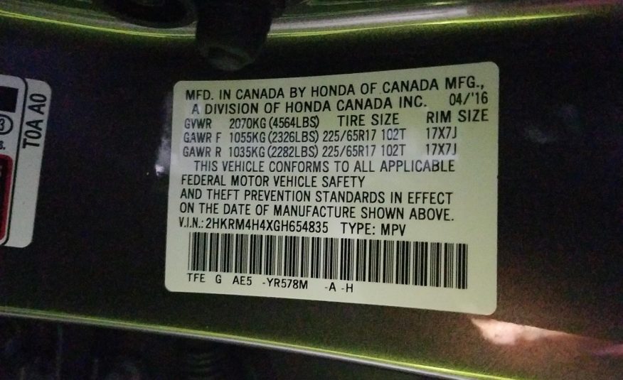 2016 Honda CR-V AWD SE