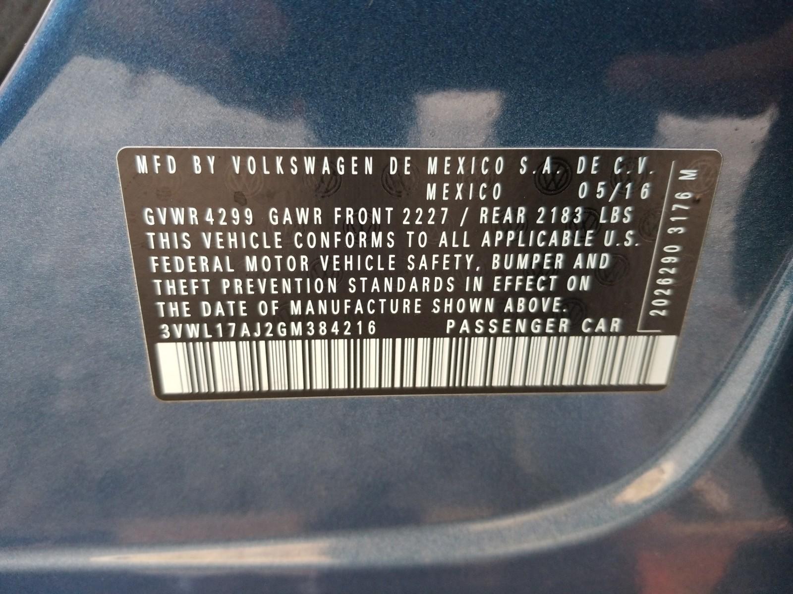 2016 Volkswagen JETTA 1.8T SEL