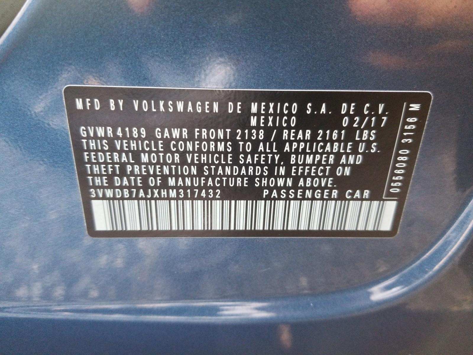 2017 Volkswagen JETTA 1.4T SE