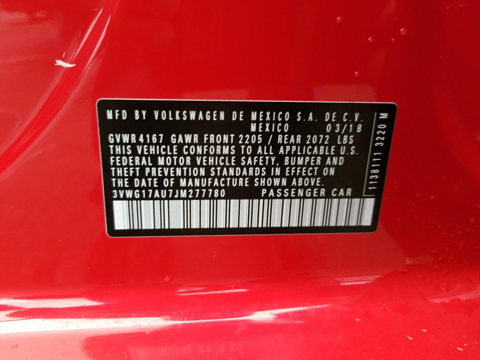 2018 Volkswagen GOLF S