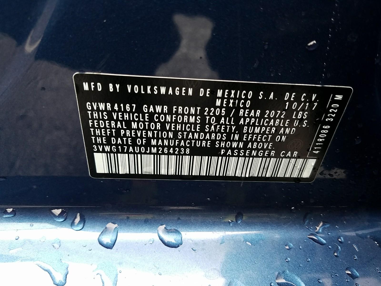 2018 Volkswagen GOLF S