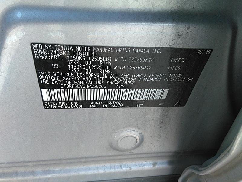 2017 Toyota RAV4 AWD XLE