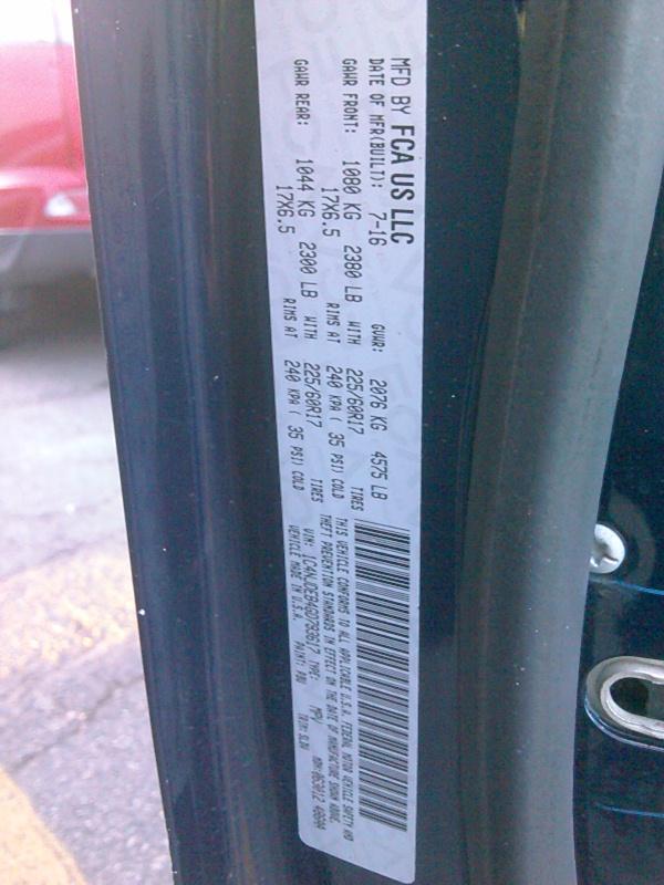 2016 Jeep COMPASS 4X4 4C HIGH ALTIT