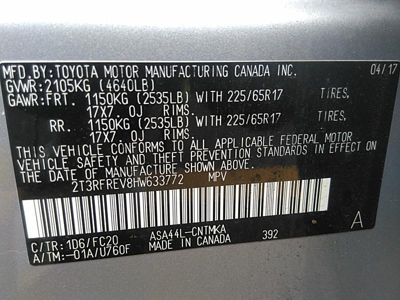 2017 Toyota RAV4 AWD XLE