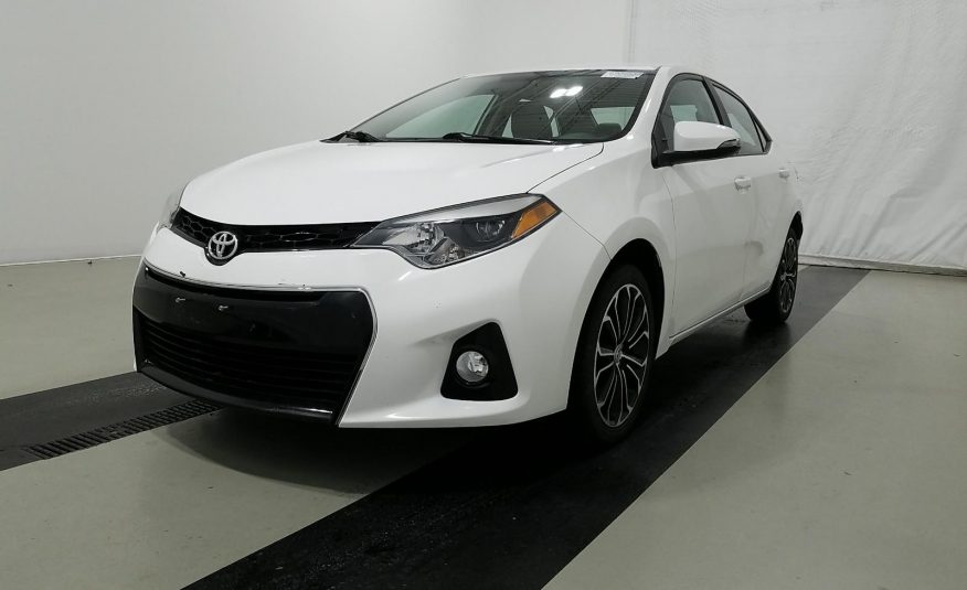 2016 Toyota COROLLA S PLUS