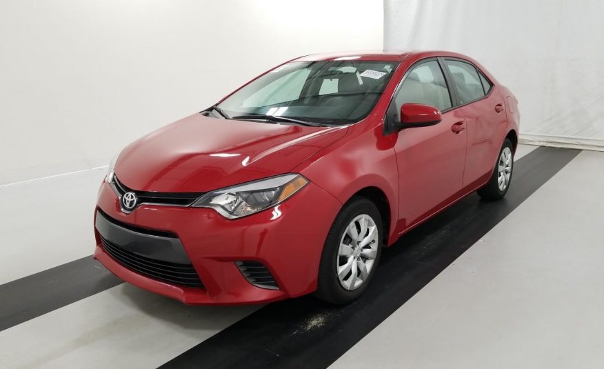 2016 Toyota COROLLA LE