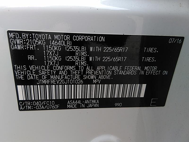 2016 Toyota RAV4 AWD XLE