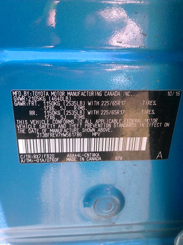 2017 Toyota RAV4 AWD LE