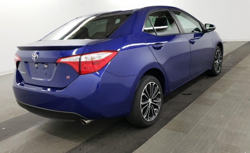 2016 Toyota COROLLA S