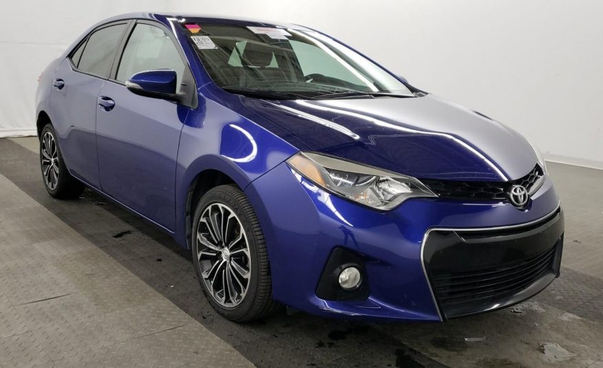 2016 Toyota COROLLA S