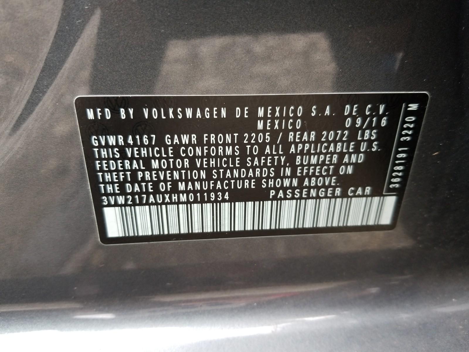 2017 Volkswagen GOLF WOLFSBURG