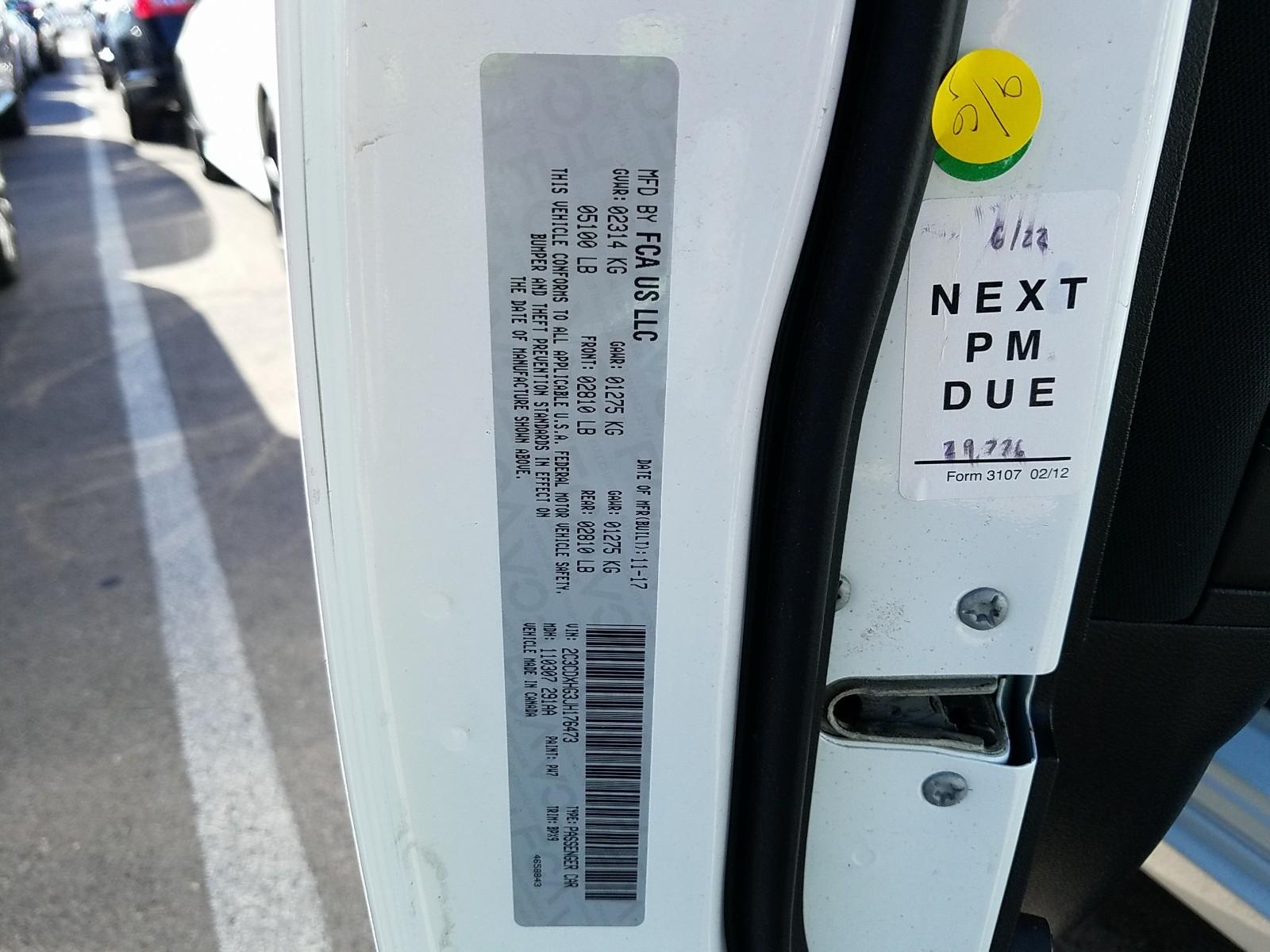 2018 Dodge CHARGER 4X2 V6 SXT PLUS