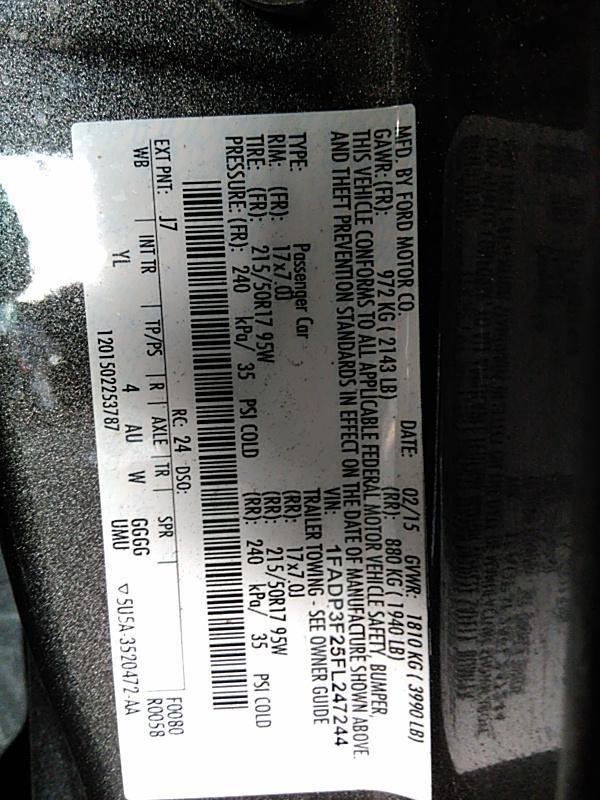 2015 Ford FOCUS 4C SE