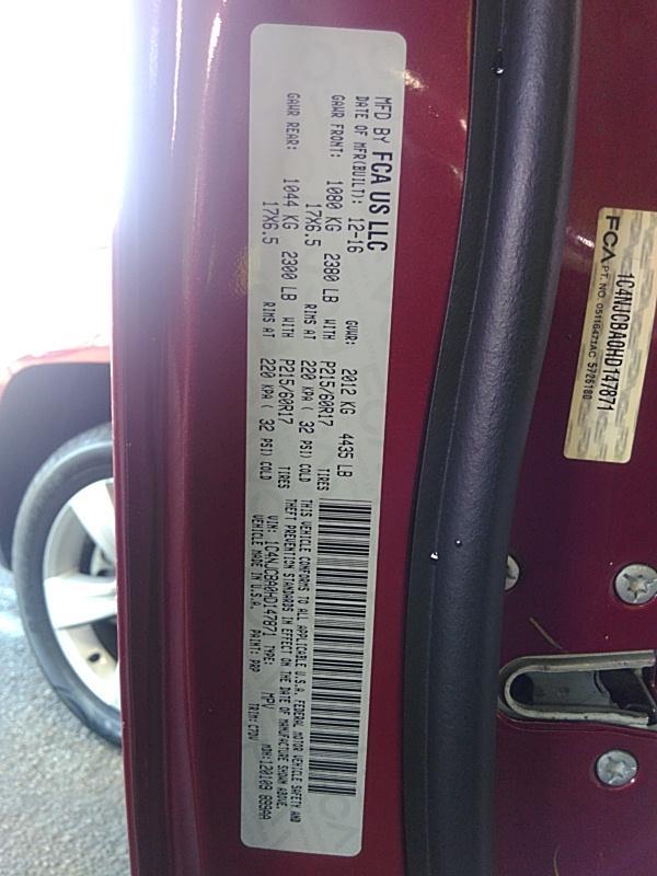 2017 Jeep COMPASS FWD 4C SPORT