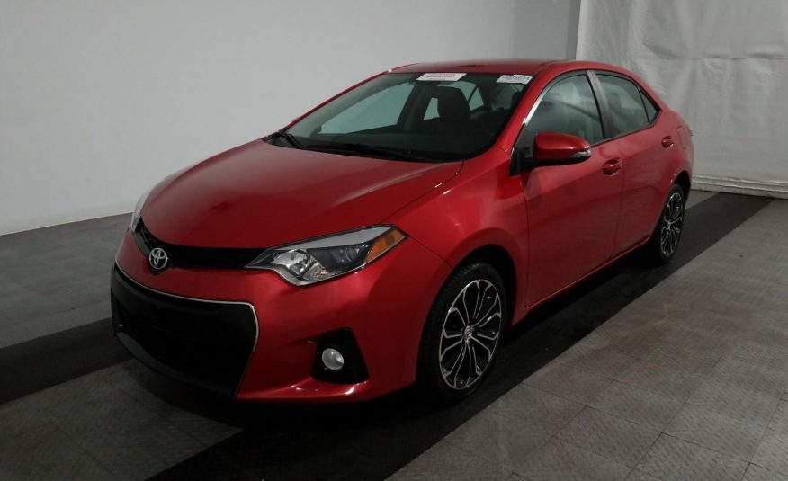 2016 Toyota COROLLA S PLUS