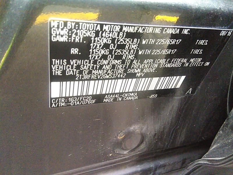 2016 Toyota RAV4 AWD XLE