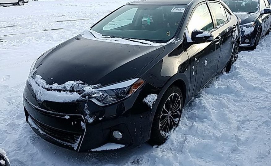 2016 Toyota COROLLA S PLUS