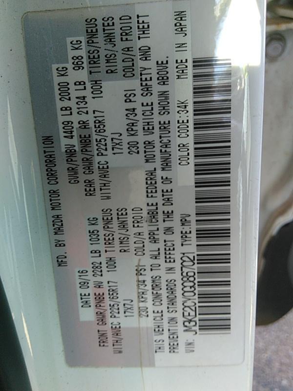 2016 Mazda CX-5 FWD 4C TOURING