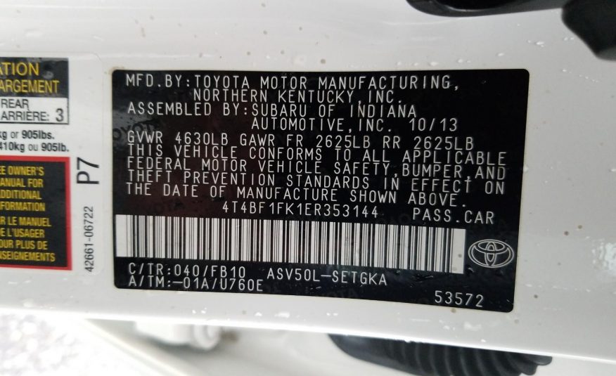 2014 Toyota CAMRY 4C XLE