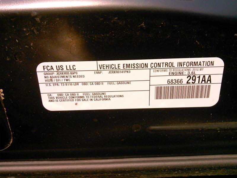 2018 Dodge CHALLENG 4X2 V6 SXT