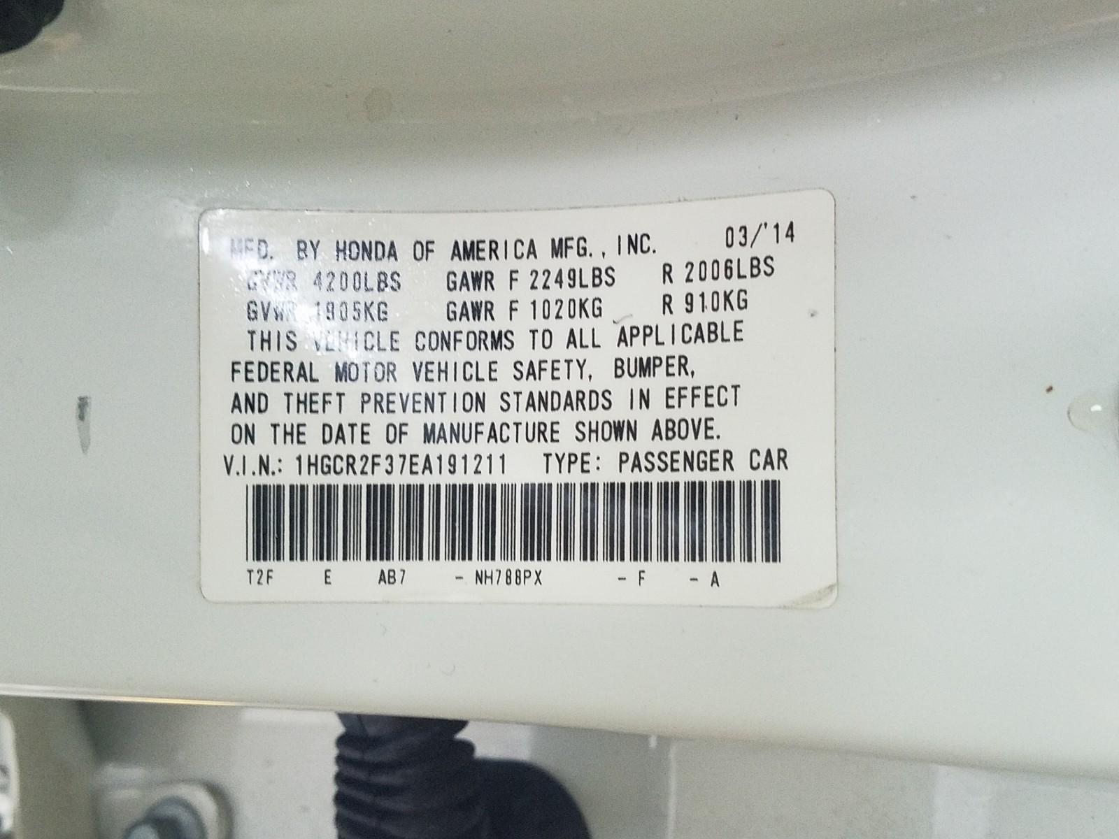 2014 Honda ACCORD 4C LX