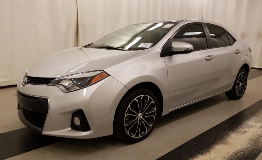 2016 Toyota COROLLA S PLUS