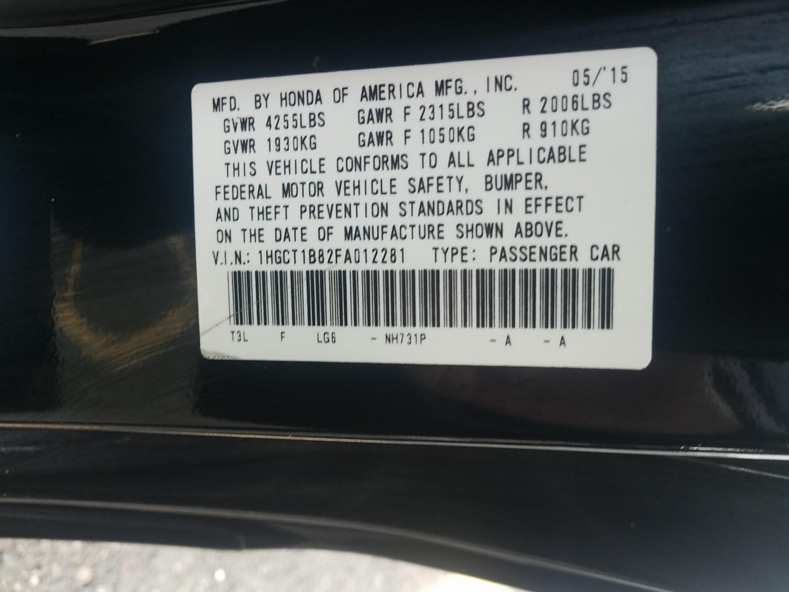 2015 Honda ACCORD 4C EX-L