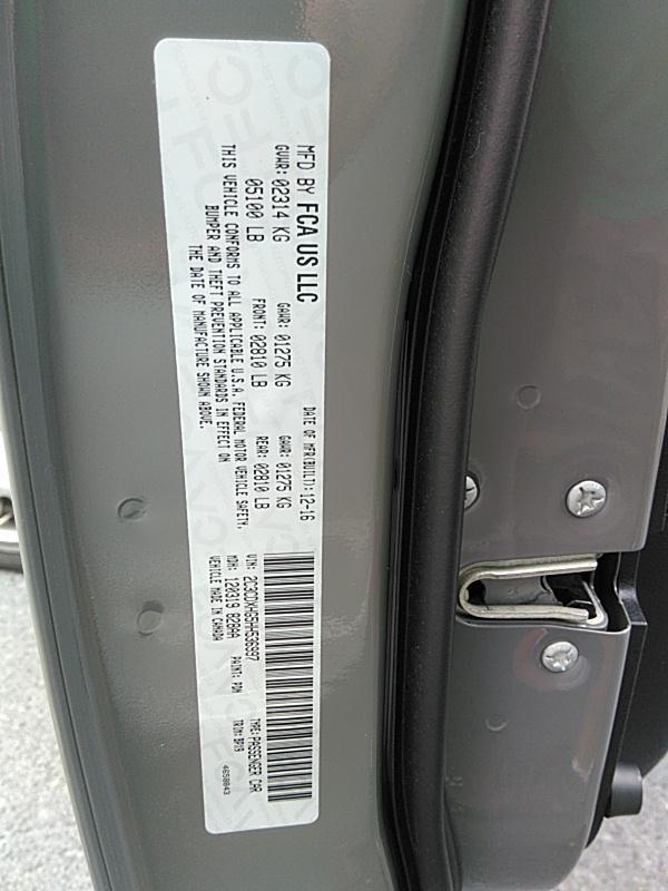 2017 Dodge CHARGER 4X2 V6 SXT