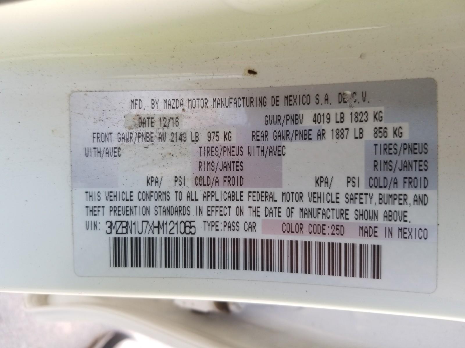 2017 Mazda MAZDA3 SPORT